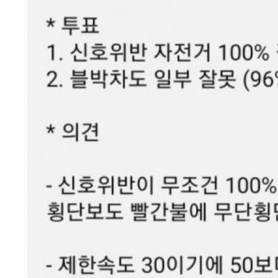 신호위반 자전거 vs 한쪽 눈 실명한 운전자