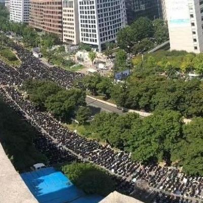 오늘자 한국형 집회 ㄷㄷㄷ