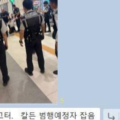 강남역고속터미널묻지마칼부림흉기범인검거ㄷㄷㄷ